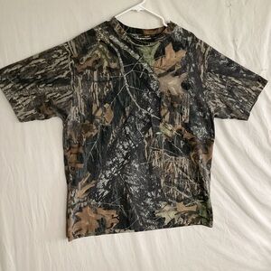 Vintage Mossy Oak Field staff camp hunting t shirt